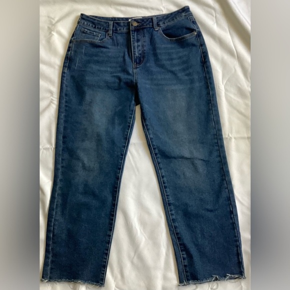 Velvet Heart Indigo Cropped Jeans - Picture 4 of 14